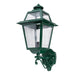 Buy Outdoor Wall Lanterns Australia Avignon Outdoor Wall Lantern Up Bracket H500mm Green Aluminium - 15197