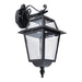 Buy Outdoor Wall Lanterns Australia Avignon Outdoor Wall Lantern Down Bracket H510mm Black Aluminium - 15201