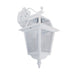 Buy Outdoor Wall Lanterns Australia Avignon Outdoor Wall Lantern Down Bracket H510mm White Aluminium - 15205
