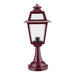 Buy Pillar & Pedestal Lights Australia Avignon Pillar Light H540mm Burgundy Aluminium - 15208