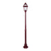 Buy Post Lights Australia Avignon Post Light H1920mm Burgundy Aluminium - 15226