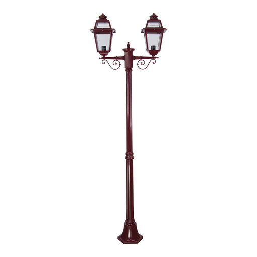 Buy Post Lights Australia Avignon Post 2 Lights H2040mm Burgundy Aluminium - 15232