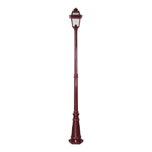 Buy Post Lights Australia Avignon Post Light H2290mm Burgundy Aluminium - 15238