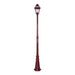 Buy Post Lights Australia Avignon Post Light H2290mm Burgundy Aluminium - 15238