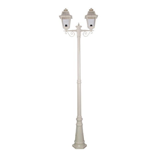 Buy Post Lights Australia Avignon Post 2 Lights H640mm Beige Aluminium - 15242