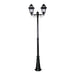 Buy Post Lights Australia Avignon Post 2 Lights H2420mm Black Aluminium - 15243