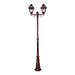 Buy Post Lights Australia Avignon Post 2 Lights H640mm Burgundy Aluminium - 15244