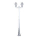 Buy Post Lights Australia Avignon Post 2 Lights H640mm White Aluminium - 15247