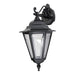 Buy Outdoor Wall Lanterns Australia Turin Outdoor Wall Lantern Down Bracket H520mm Black Aluminium - 15423
