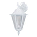 Buy Outdoor Wall Lanterns Australia Turin Outdoor Wall Lantern Down Bracket H520mm White Aluminium - 15427