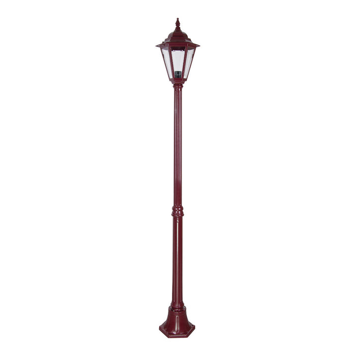 Buy Post Lights Australia Turin Post Light H1970mm Burgundy Aluminium - 15448