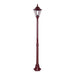 Buy Post Lights Australia Turin Post Light H1970mm Burgundy Aluminium - 15448