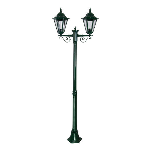 Buy Post Lights Australia Turin Post 2 Light H2090mm Green Aluminium - 15455