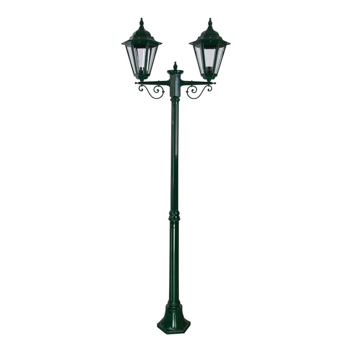 Buy Post Lights Australia Turin Post 2 Light H2090mm Green Aluminium - 15455