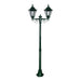 Buy Post Lights Australia Turin Post 2 Light H2090mm Green Aluminium - 15455