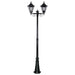 Buy Post Lights Australia Turin Post 2 Lights H2240mm Black Aluminium - 15465