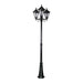 Buy Post Lights Australia Turin Post 3 Lights H2240mm Black Aluminium - 15471
