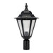 Buy Post Tops Australia Turin Post Top H440mm Black Aluminium - 15477