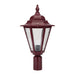 Buy Post Tops Australia Turin Post Top H440mm Burgundy Aluminium - 15478