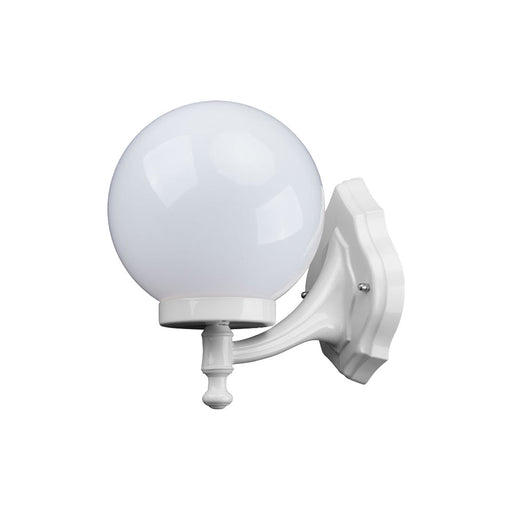 Buy Exterior Wall Lights Australia Siena Exterior Wall Light H300mm White Aluminium - 15523