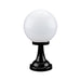 Buy Pillar & Pedestal Lights Australia Siena Large Pillar Light W250mm Black Aluminium - 15525