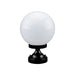Buy Pillar & Pedestal Lights Australia Siena Small Pillar Light W200mm Black Aluminium - 15537