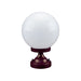 Buy Pillar & Pedestal Lights Australia Siena Small Pillar Light W200mm Burgundy Aluminium - 15538