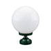 Buy Pillar & Pedestal Lights Australia Siena Small Pillar Light W250mm Green Aluminium - 15545