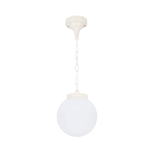Buy Outdoor Pendant Lights Australia Siena Outdoor Pendant Light W200mm Beige Aluminium - 15548