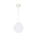 Buy Outdoor Pendant Lights Australia Siena Outdoor Pendant Light W200mm Beige Aluminium - 15548