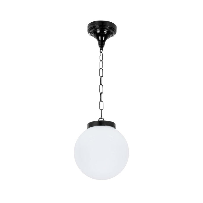Buy Outdoor Pendant Lights Australia Siena Outdoor Pendant Light W200mm Black Aluminium - 15549
