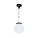 Buy Outdoor Pendant Lights Australia Siena Outdoor Pendant Light W200mm Black Aluminium - 15549