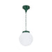 Buy Outdoor Pendant Lights Australia Siena Outdoor Pendant Light W200mm Green Aluminium - 15551