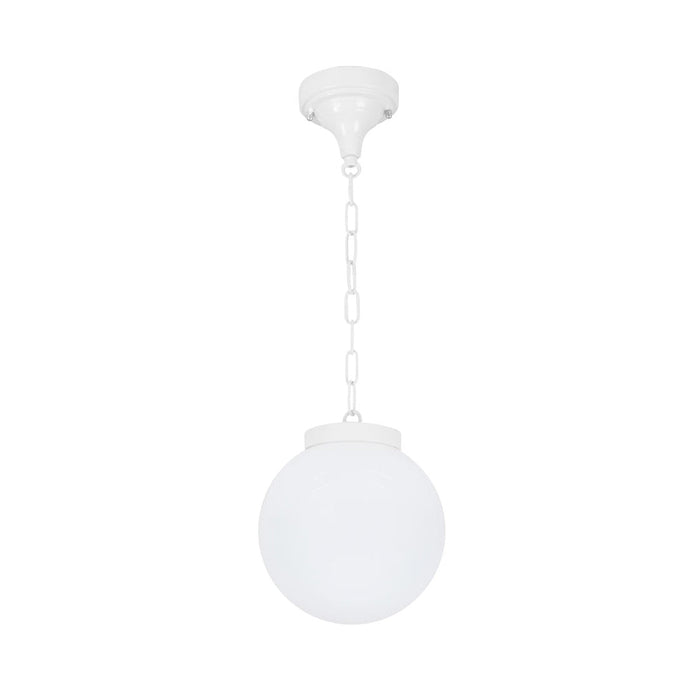 Buy Outdoor Pendant Lights Australia Siena Outdoor Pendant Light W200mm White Aluminium - 15553