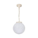 Buy Outdoor Pendant Lights Australia Siena Outdoor Pendant Light W250mm Beige Aluminium - 15554
