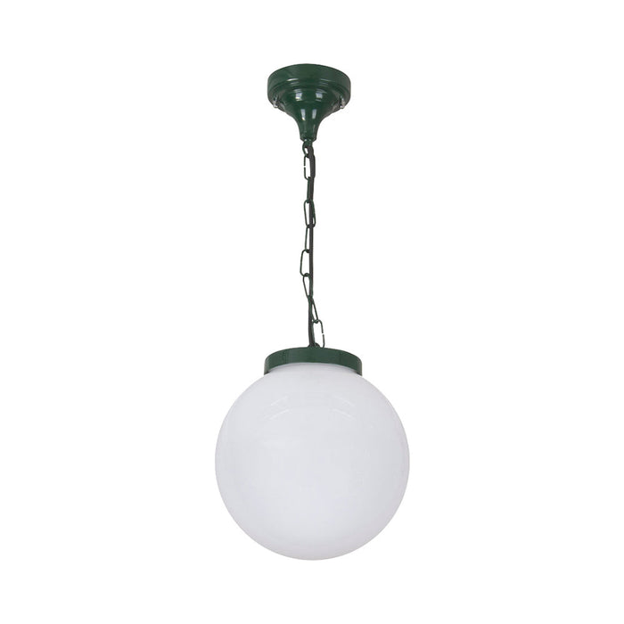 Buy Outdoor Pendant Lights Australia Siena Outdoor Pendant Light W250mm Green Aluminium - 15557
