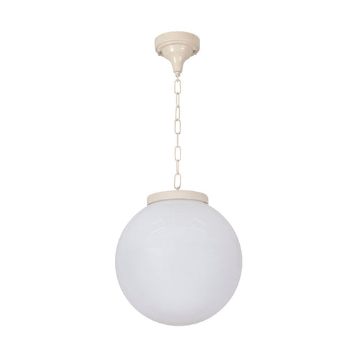 Buy Outdoor Pendant Lights Australia Siena Outdoor Pendant Light W300mm Beige Aluminium - 15560