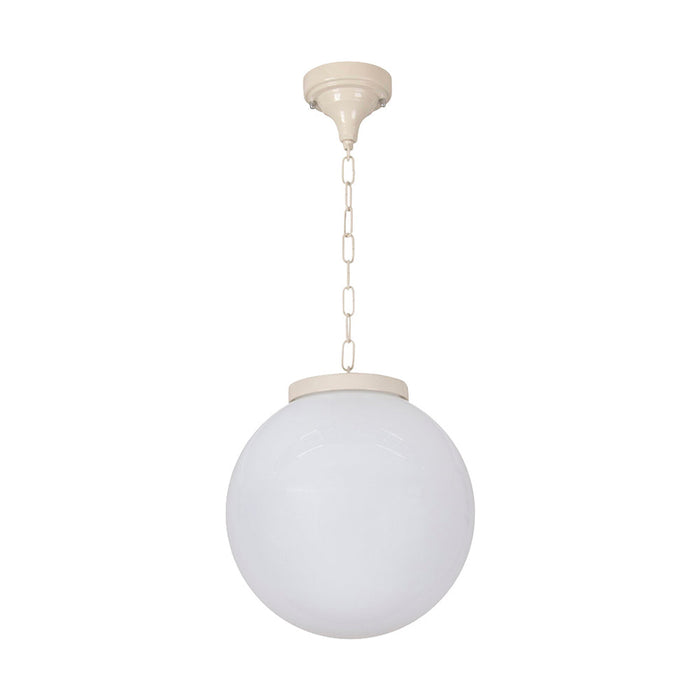 Buy Outdoor Pendant Lights Australia Siena Outdoor Pendant Light W300mm Beige Aluminium - 15560