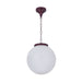 Buy Outdoor Pendant Lights Australia Siena Outdoor Pendant Light W300mm Burgundy Aluminium - 15562