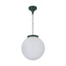 Buy Outdoor Pendant Lights Australia Siena Outdoor Pendant Light W300mm Green Aluminium - 15563