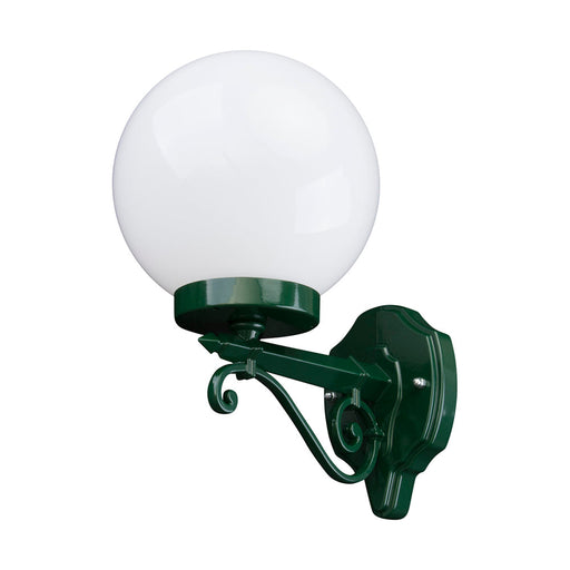 Buy Exterior Wall Lights Australia Siena Exterior Wall Light W200mm Green Aluminium - 15569