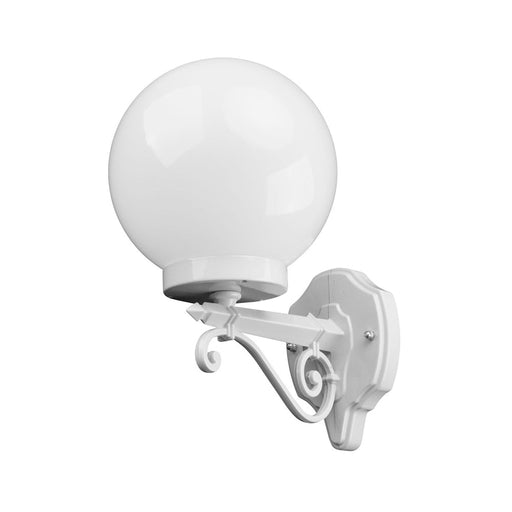 Buy Exterior Wall Lights Australia Siena Exterior Wall Light W200mm White Aluminium - 15571