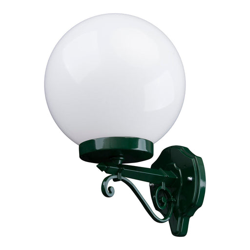Buy Exterior Wall Lights Australia Siena Exterior Wall Light W250mm Green Aluminium - 15575