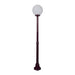 Buy Post Lights Australia Siena Post Light H1930mm W300mm Burgundy Aluminium - 15598