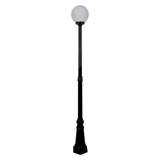 Buy Post Lights Australia Siena Post Light H2210mm W250mm Black Aluminium - 15603