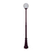 Buy Post Lights Australia Siena Post Light H2210mm W250mm Burgundy Aluminium - 15604