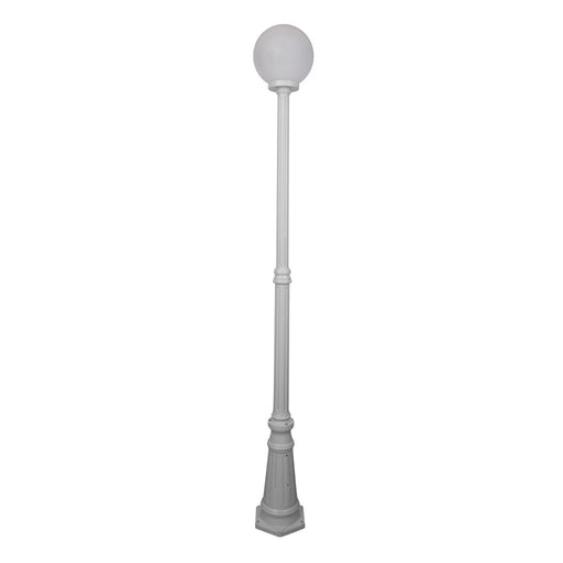 Buy Post Lights Australia Siena Post Light H2210mm W250mm White Aluminium - 15607