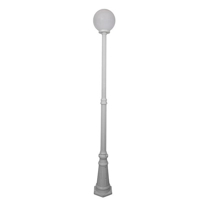 Buy Post Lights Australia Siena Post Light H2210mm W250mm White Aluminium - 15607