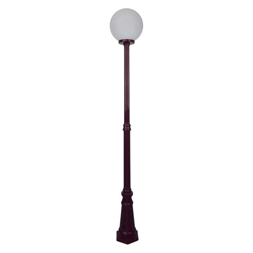 Buy Post Lights Australia Siena Post Light H2260mm W300mm Burgundy Aluminium - 15610