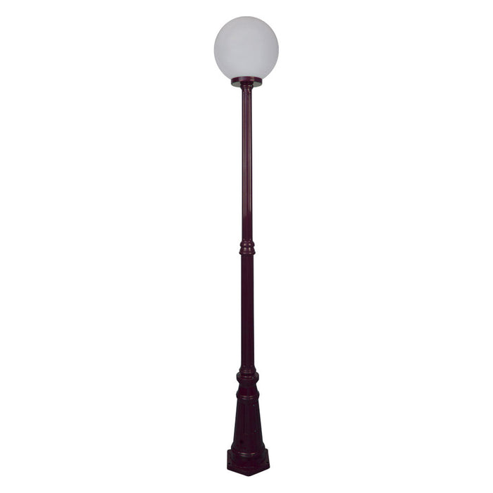 Buy Post Lights Australia Siena Post Light H2260mm W300mm Burgundy Aluminium - 15610